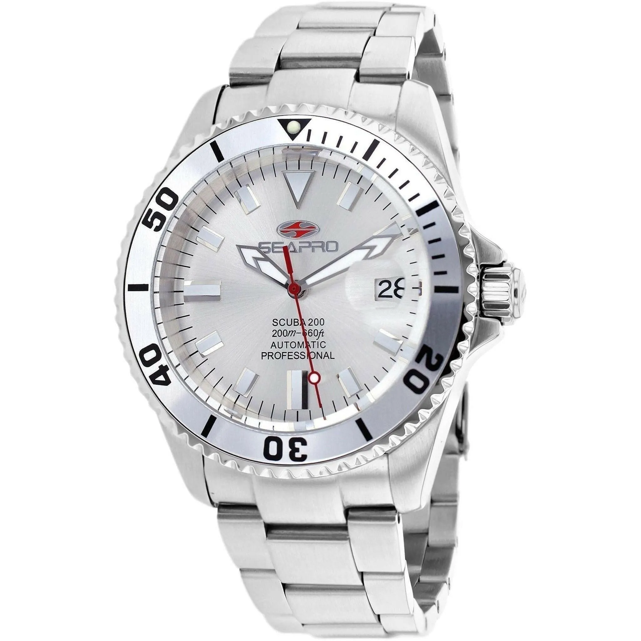Men's Scuba 200 Auto with Silver Dial