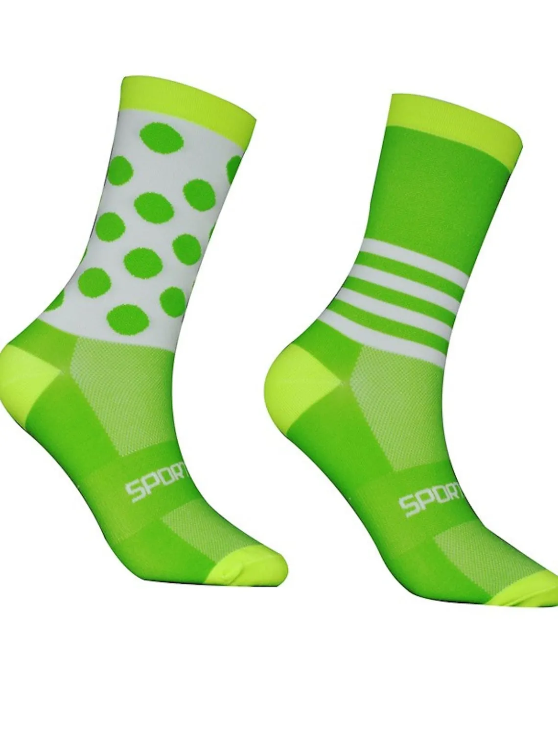 Men's Women's Athletic Sports Socks Crew Socks Cycling Socks