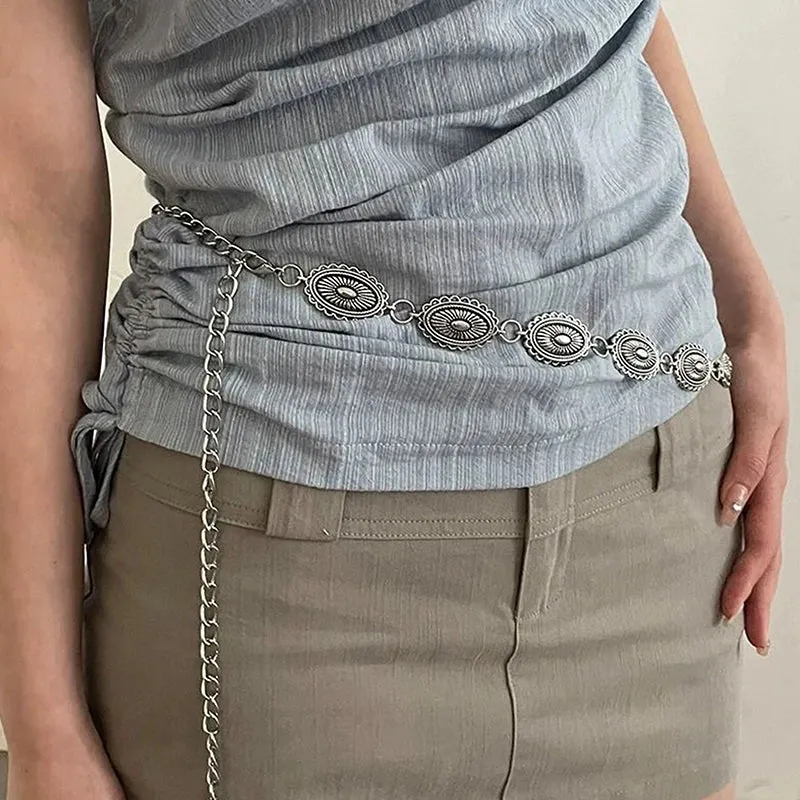 Metal Bohemian Waist Chain Belt