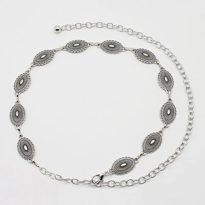 Metal Bohemian Waist Chain Belt