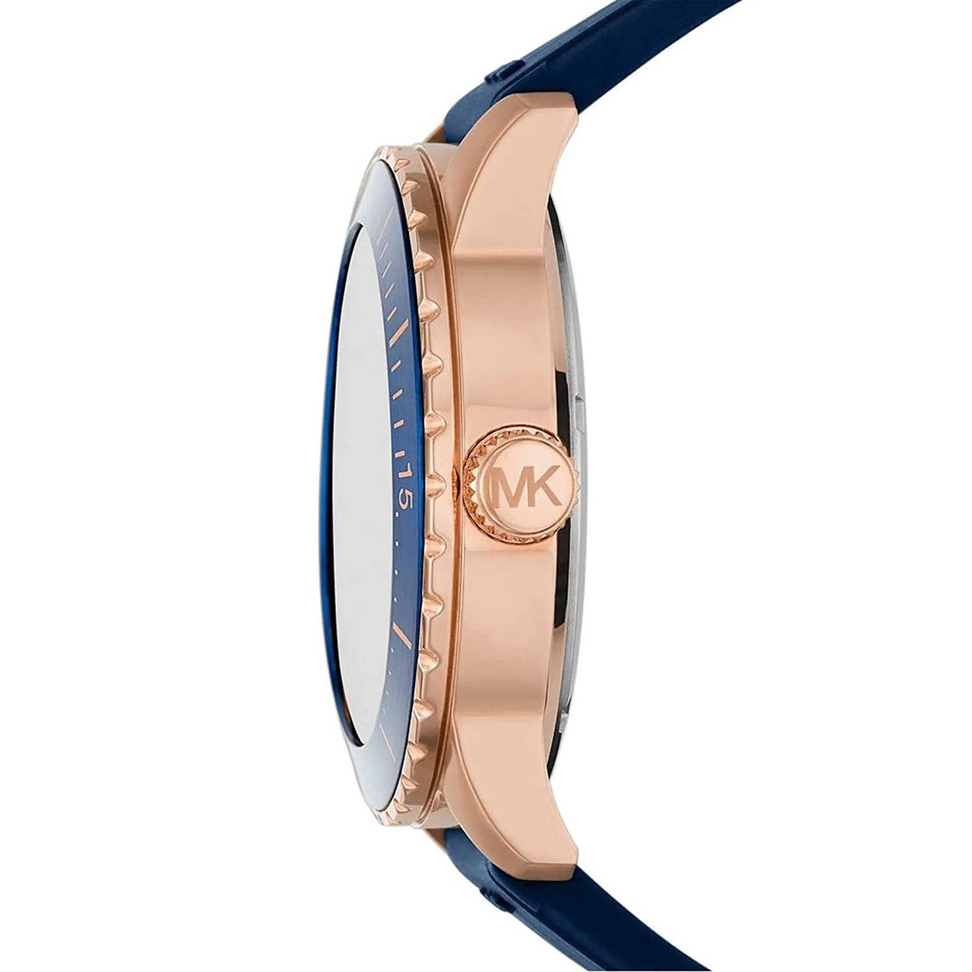 Michael Kors Cunningham Blue Silicon  Men's Watch MK7163