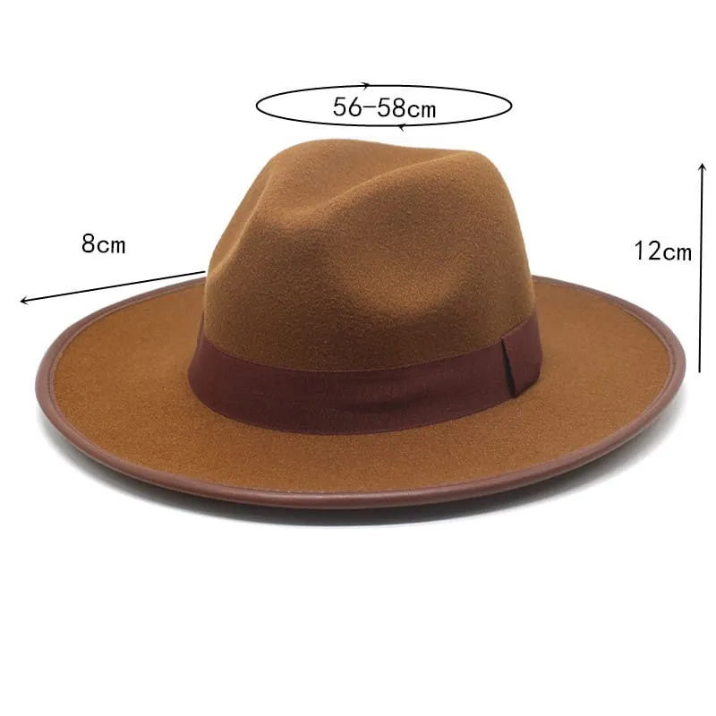 Milano Wool Felt Fedora Hat