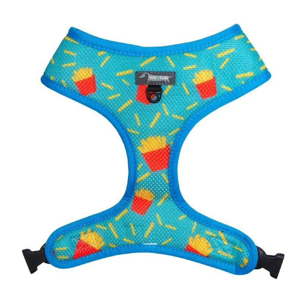 Moo Twig Snack Attack Reversible Dog Harness