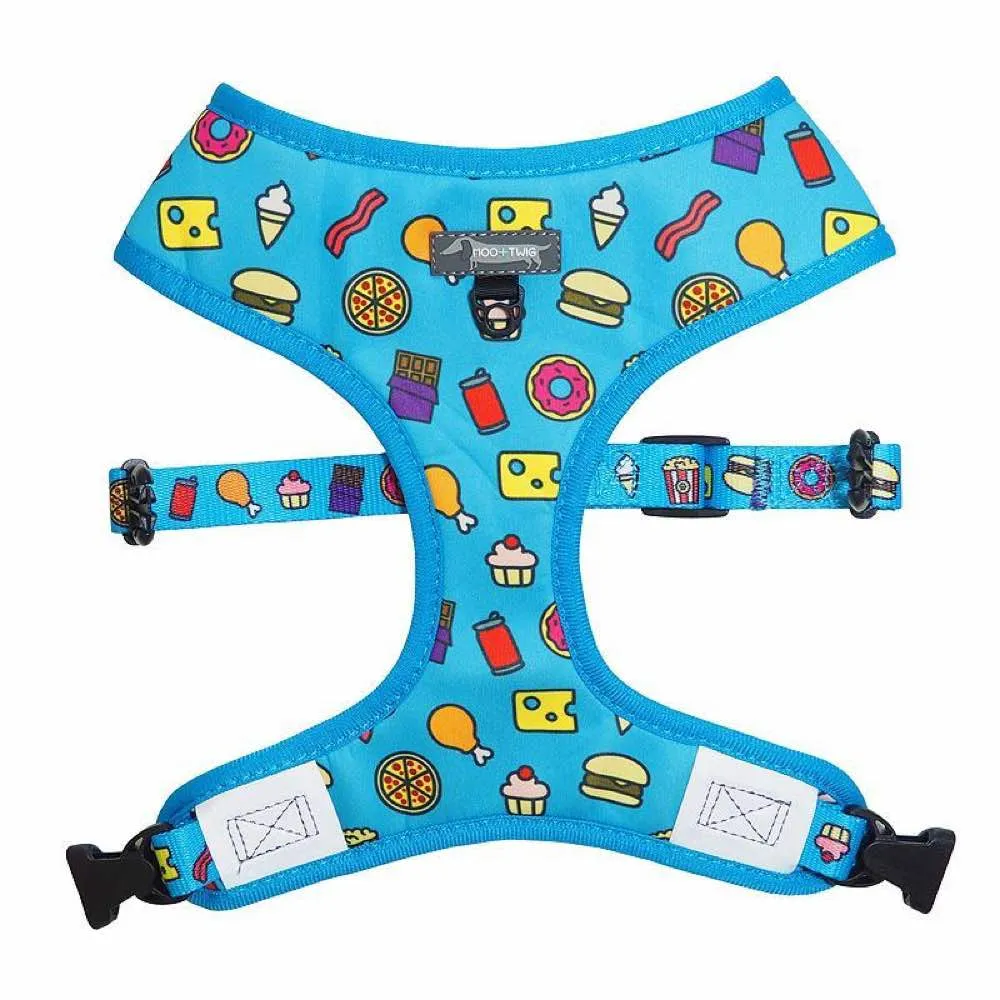 Moo Twig Snack Attack Reversible Dog Harness