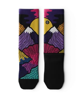 Mountain View Crew Socks