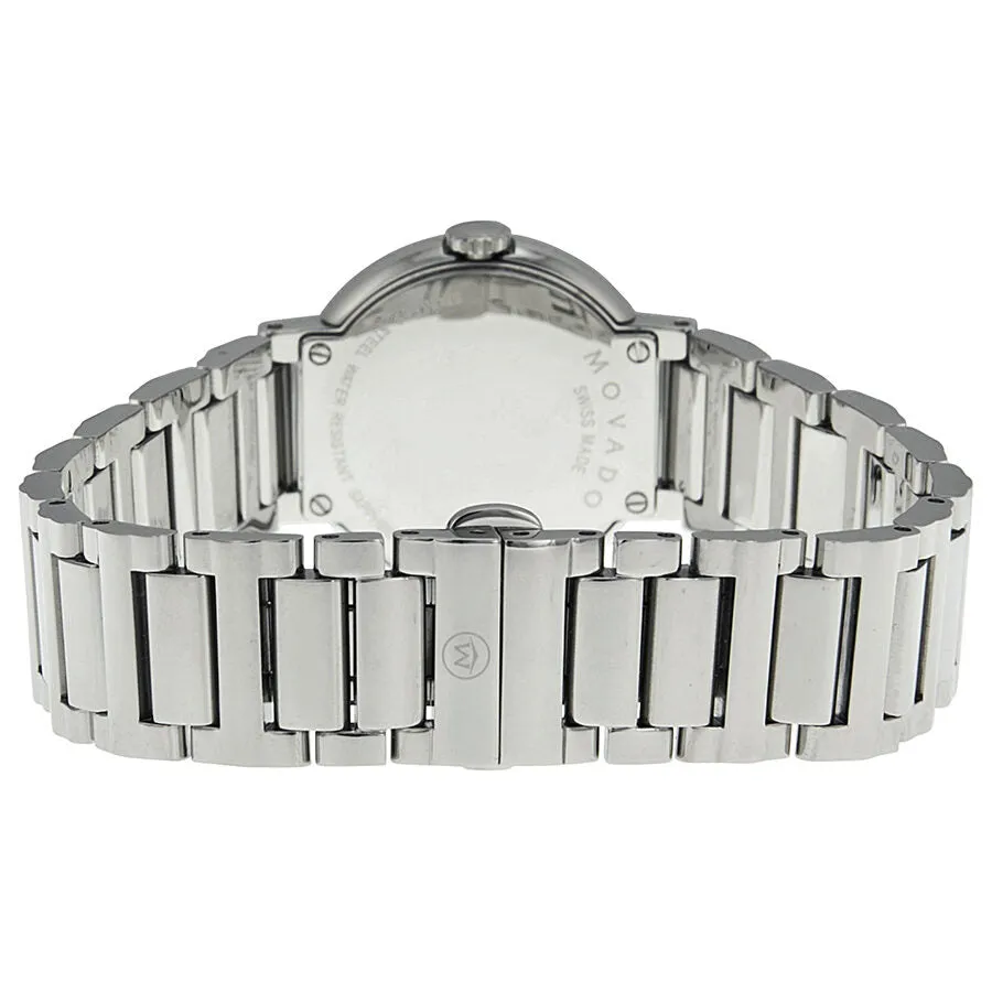 Movado Concerto Silver Dial Stainless Steel Ladies Watch 0606793