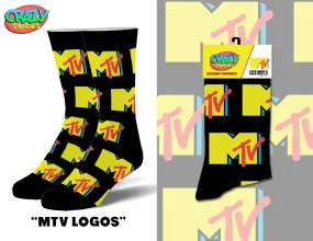 MTV Logo - Mens Crew Folded