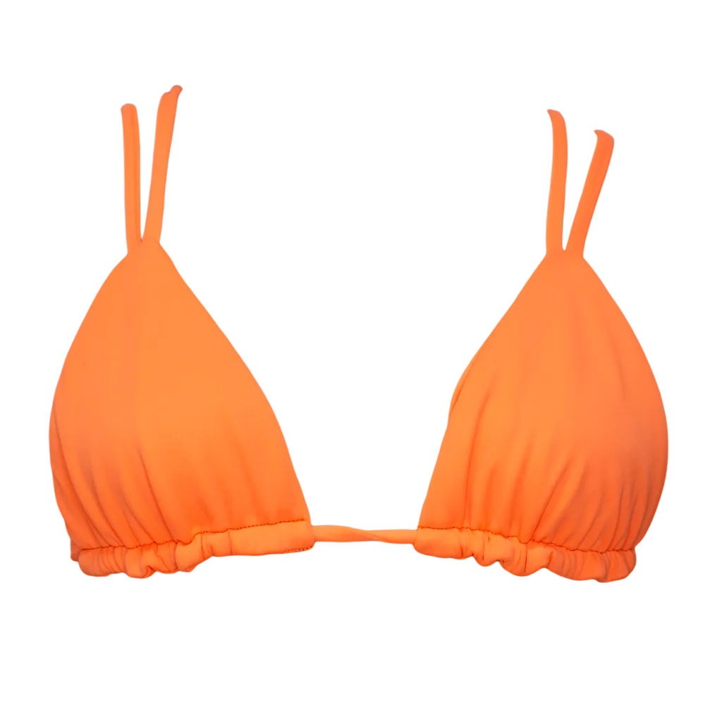 Neon Orange Tori Triangle Top