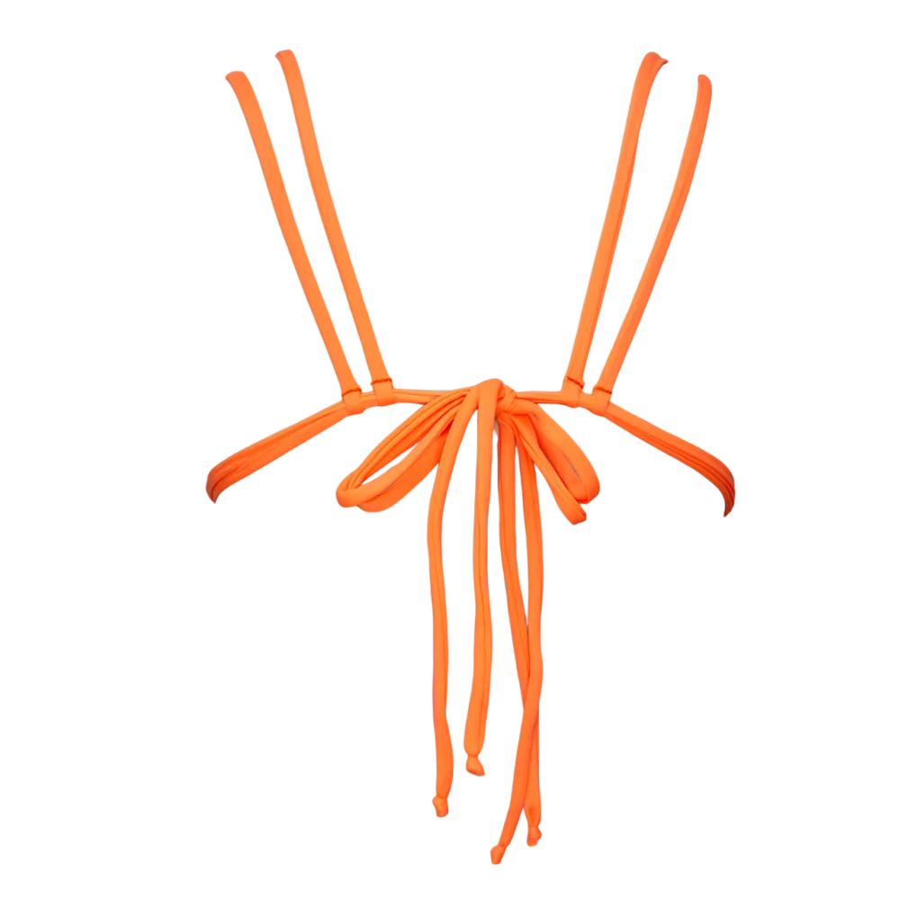 Neon Orange Tori Triangle Top