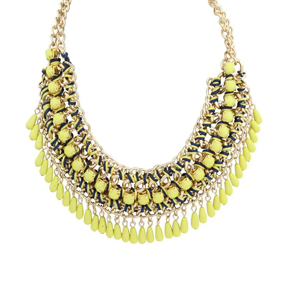 New Fashion Bohemia Knitting Necklace Choker Collar Necklace Fine Jewerly For Women Necklace