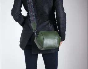 NEW Geometric Crossbody Bag w/Interchangeable Straps