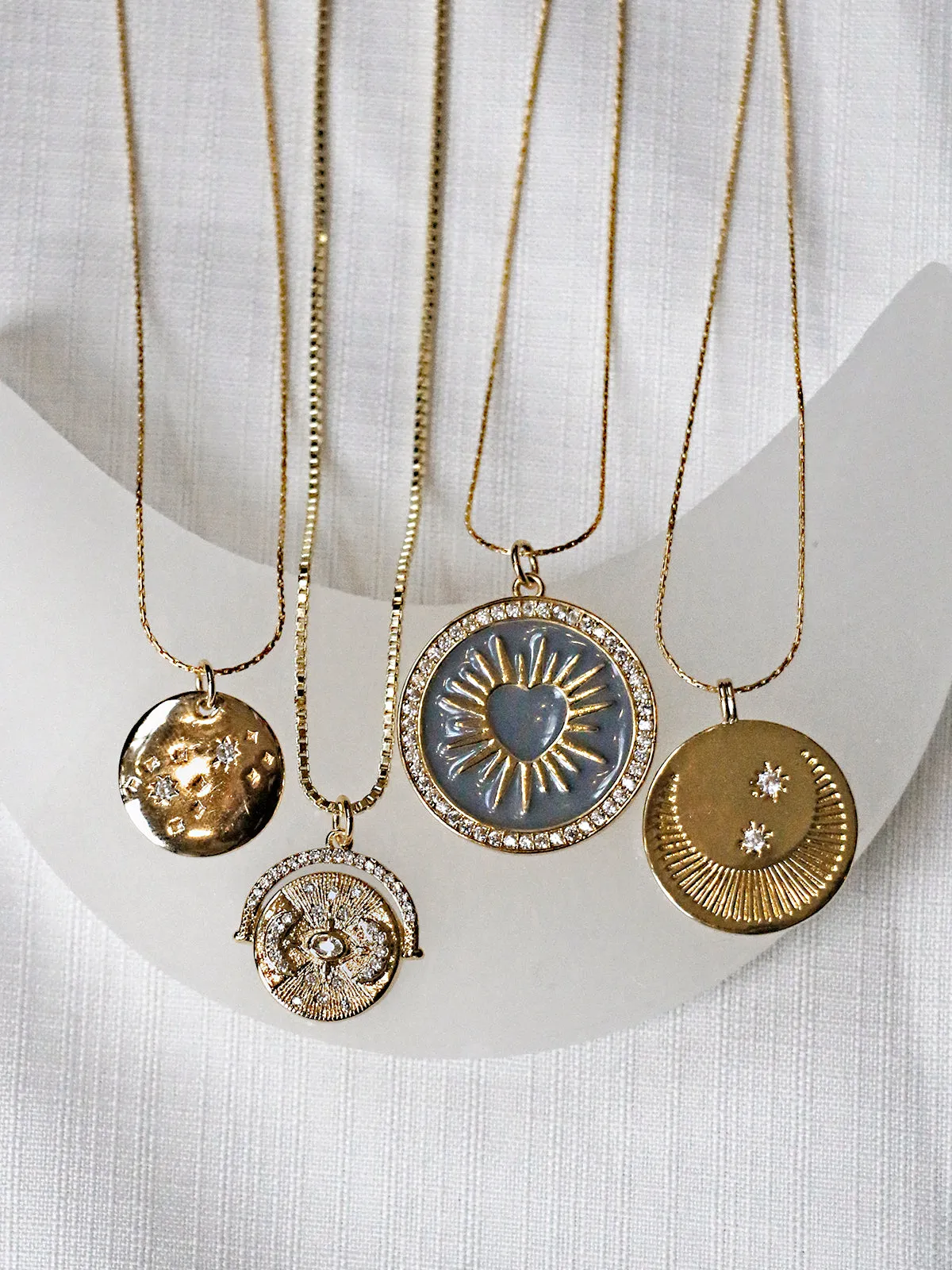 Nuance Moonlight Medallion Pendant Necklaces | More Styles