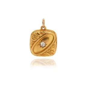 Old Mine Cut Diamond Locket