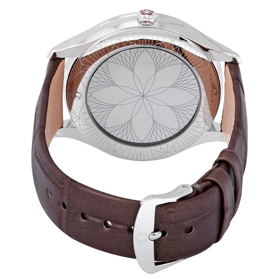 Omega De Ville Diamond Grey Dial Ladies Watch 428.18.39.60.13.001