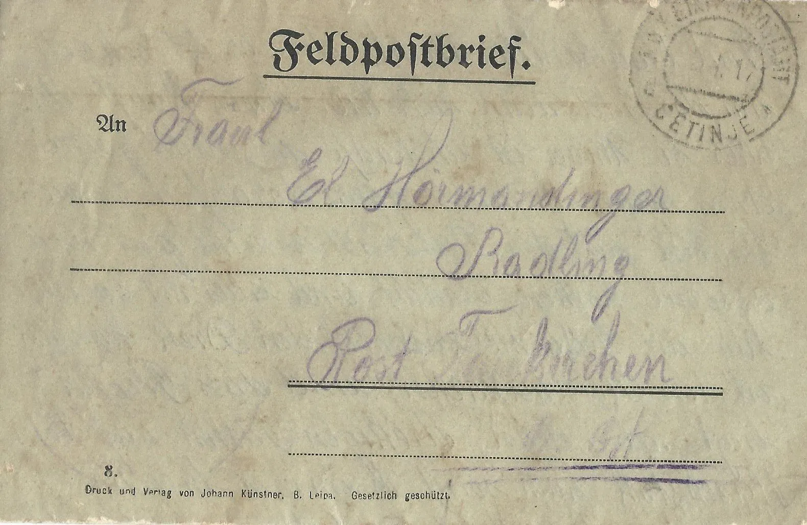 Original German WWII Named Panzergrenadier Obergefreiter Awards Grouping