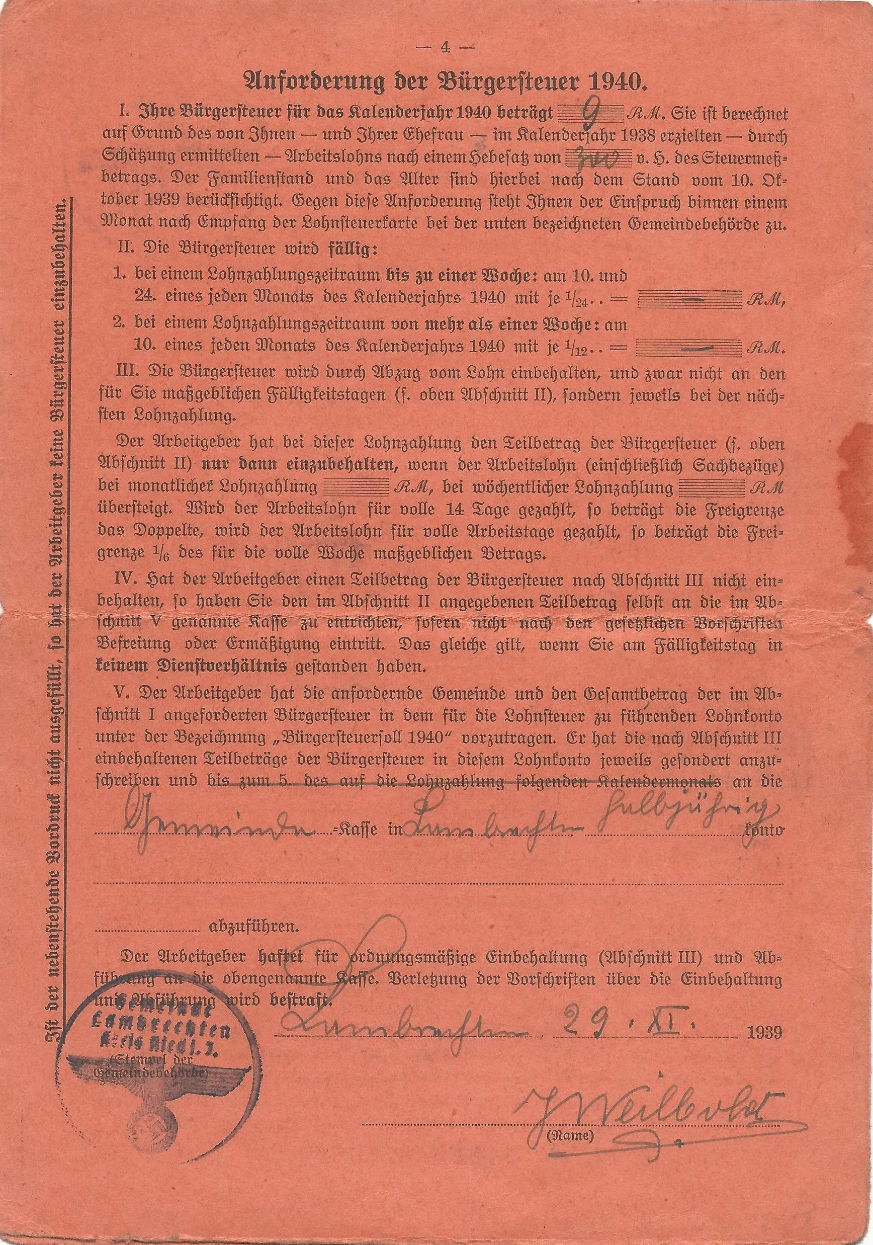 Original German WWII Named Panzergrenadier Obergefreiter Awards Grouping
