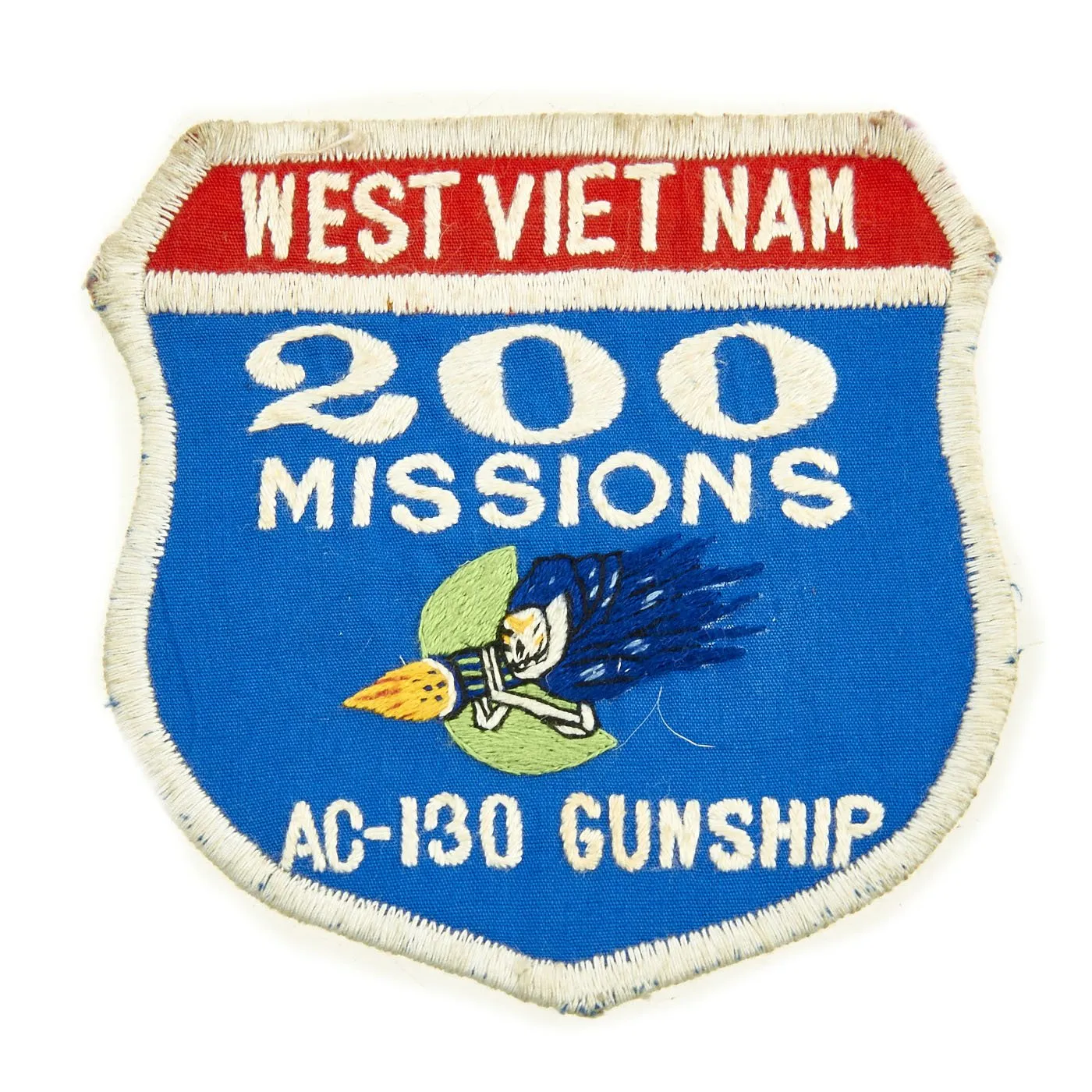 Original U.S. Vietnam War Lockheed AC-130 Air Force Patch Group