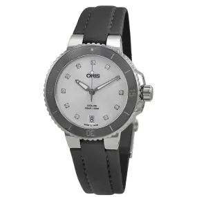Oris Aquis Date Diamond Dial Automatic Ladies Watch 01 733 7731 4191-07 5 18 45FC