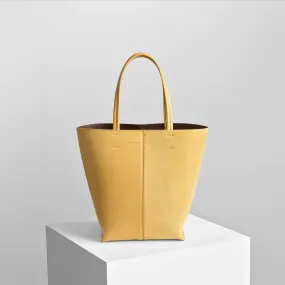 POT CABAS | corn yellow leather