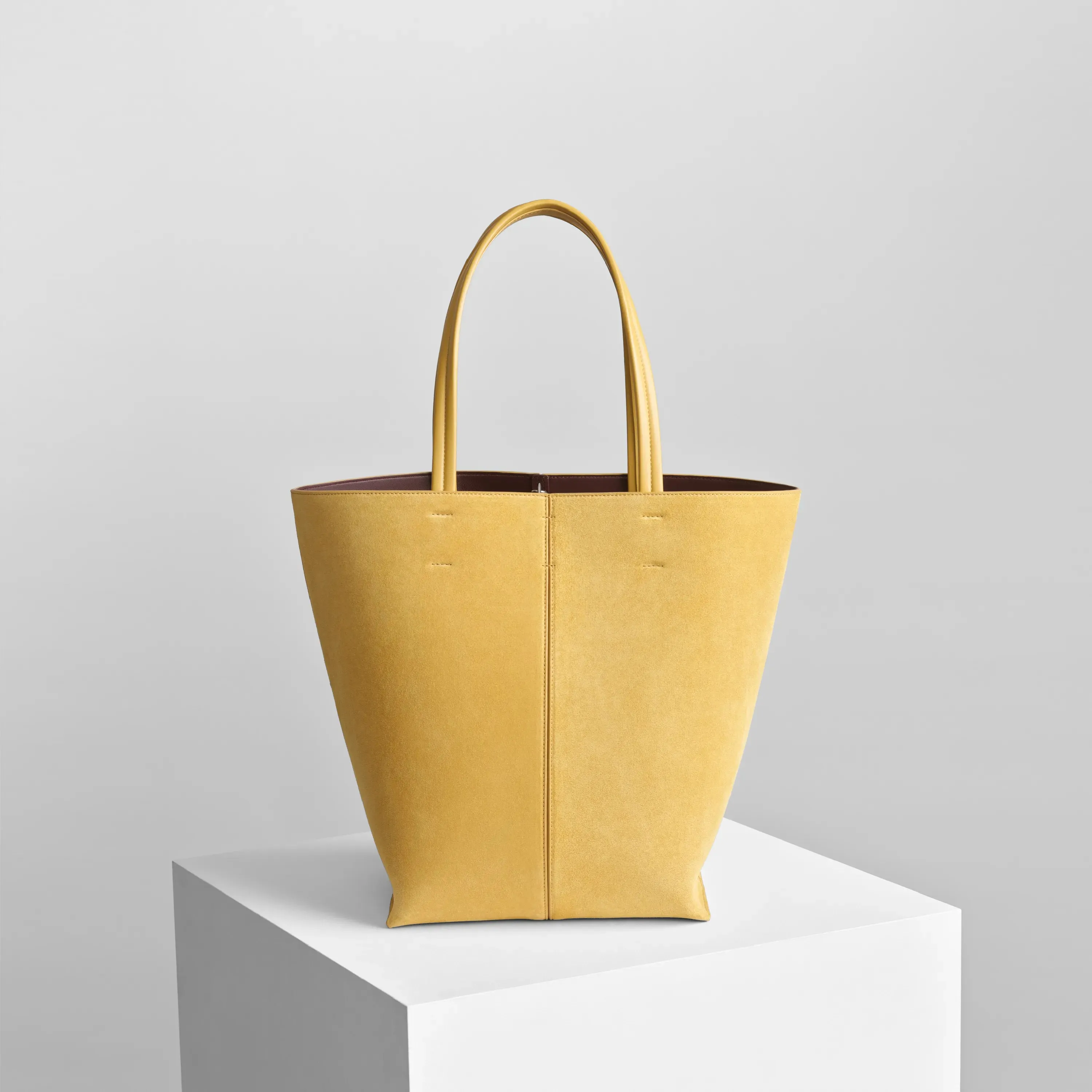 POT CABAS | corn yellow leather