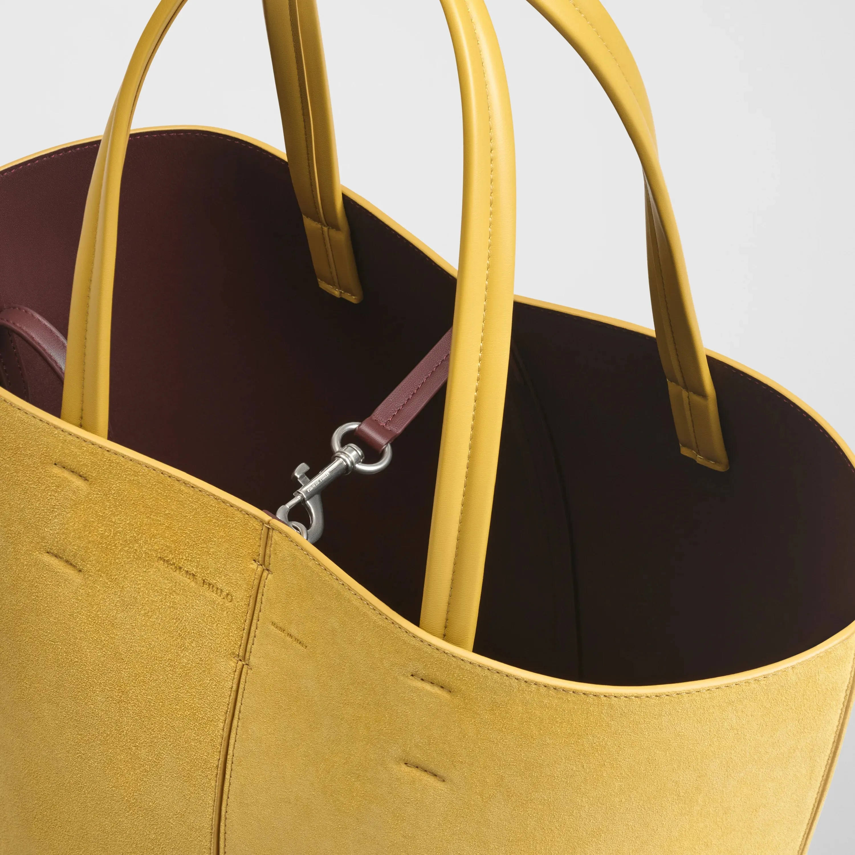 POT CABAS | corn yellow leather