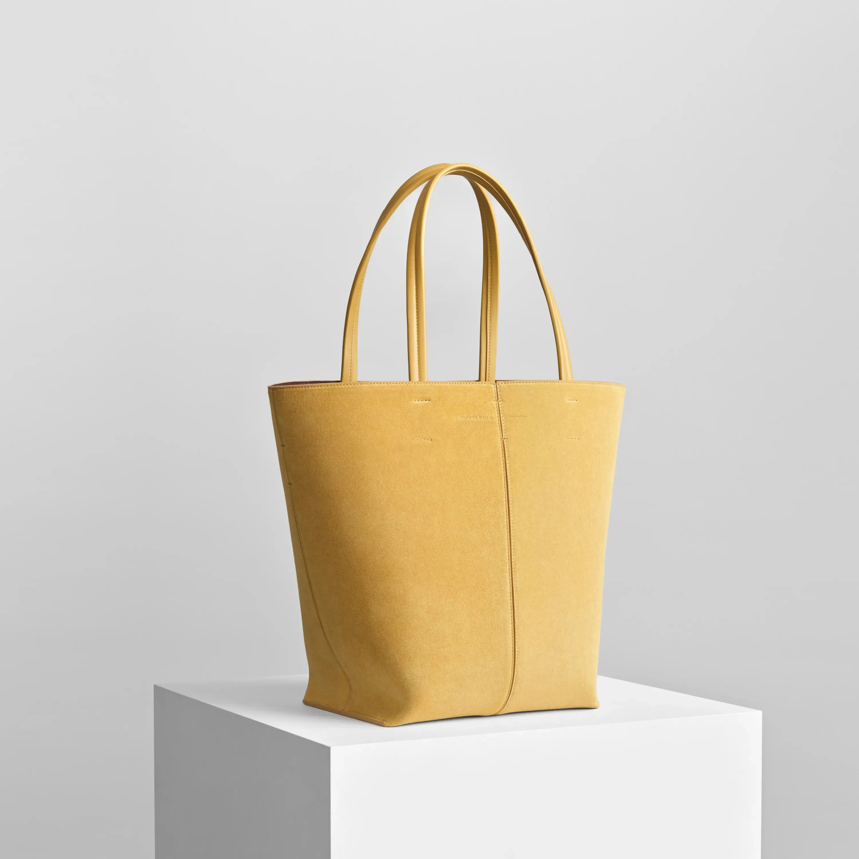 POT CABAS | corn yellow leather