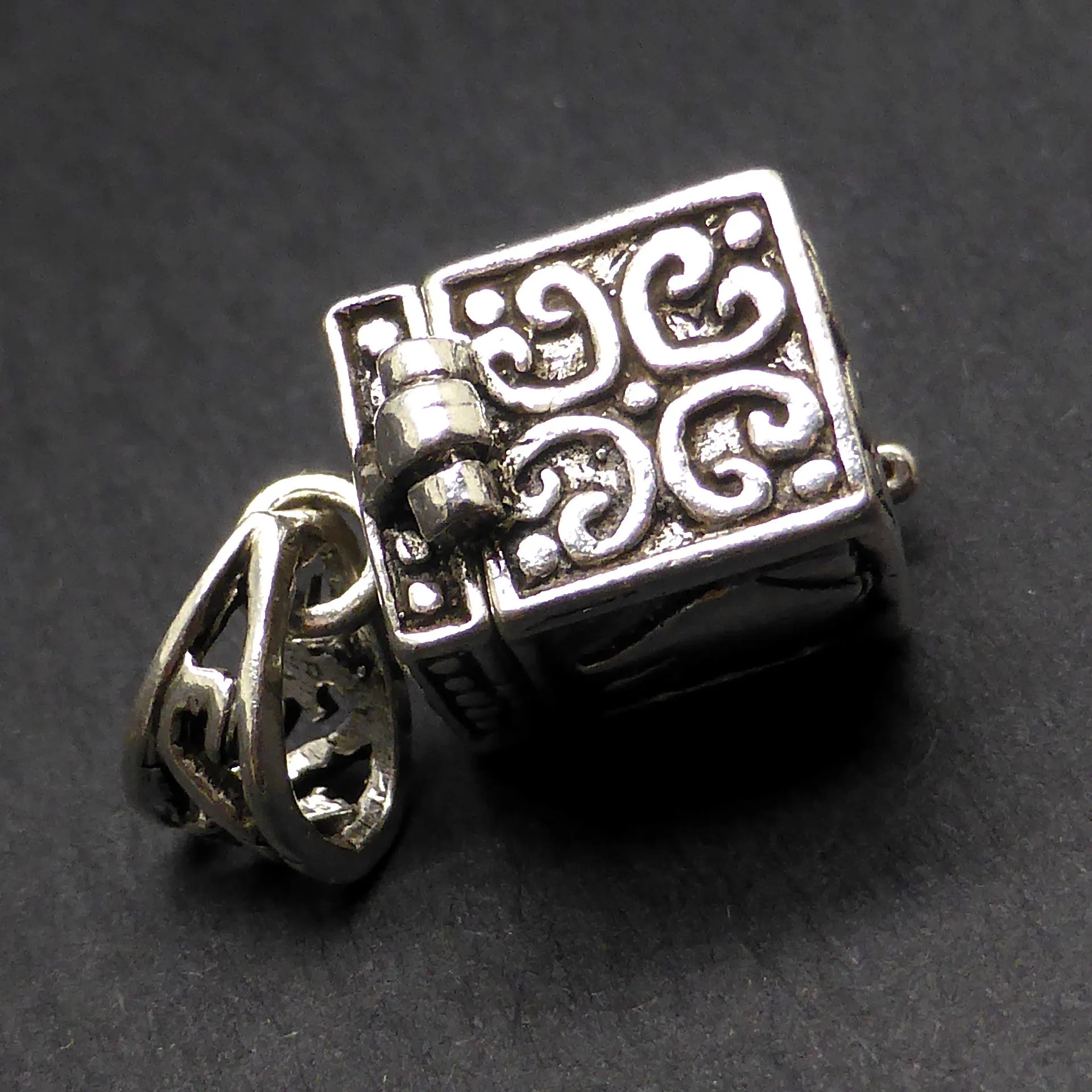 Prayer Locket Pendant, 925 Silver