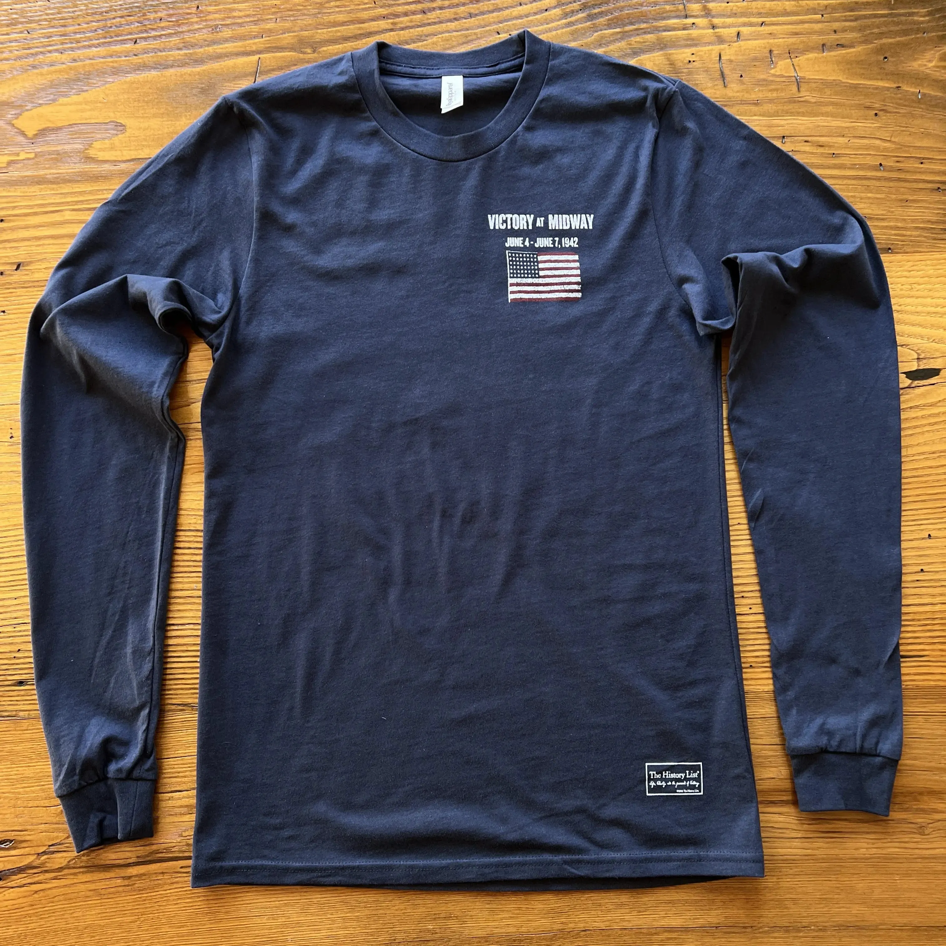 "Victory at Midway"  Made in America Long-sleeved Shirt