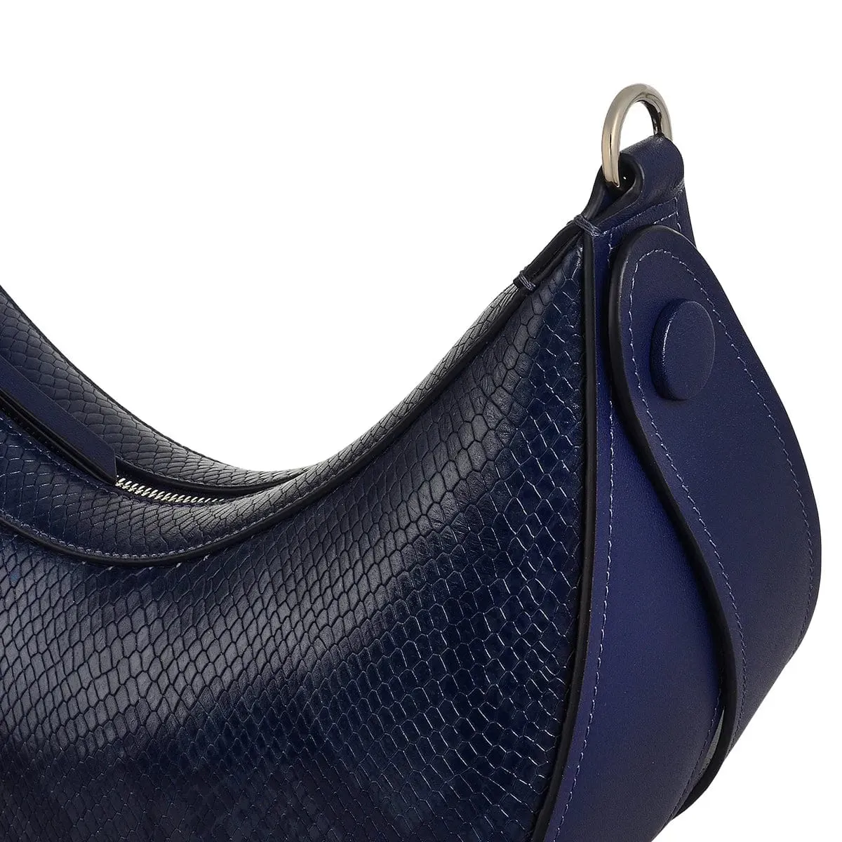 Radley The Kensal - Faux Snake Small Ziptop Shoulder in Evenfall