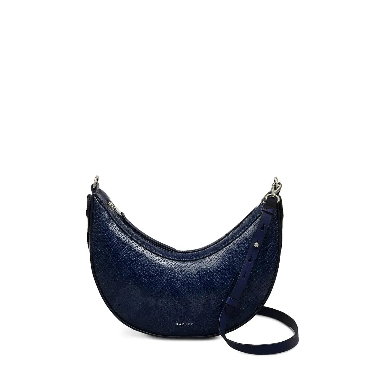 Radley The Kensal - Faux Snake Small Ziptop Shoulder in Evenfall