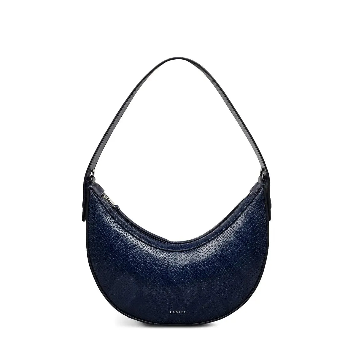 Radley The Kensal - Faux Snake Small Ziptop Shoulder in Evenfall