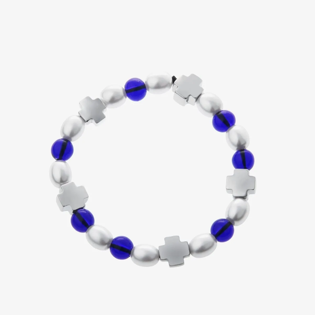 Red and Blue Color Beaded Bracelet　OR2991