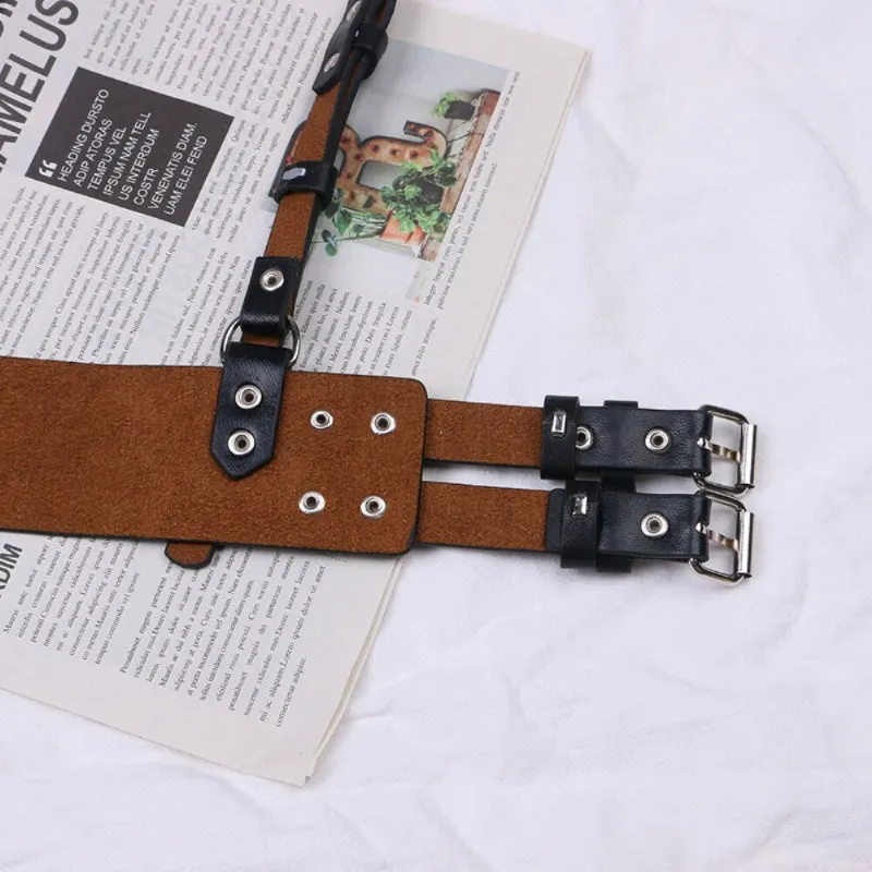 Retro Punk Style Adjustable Body Chest Harness Waist Belts