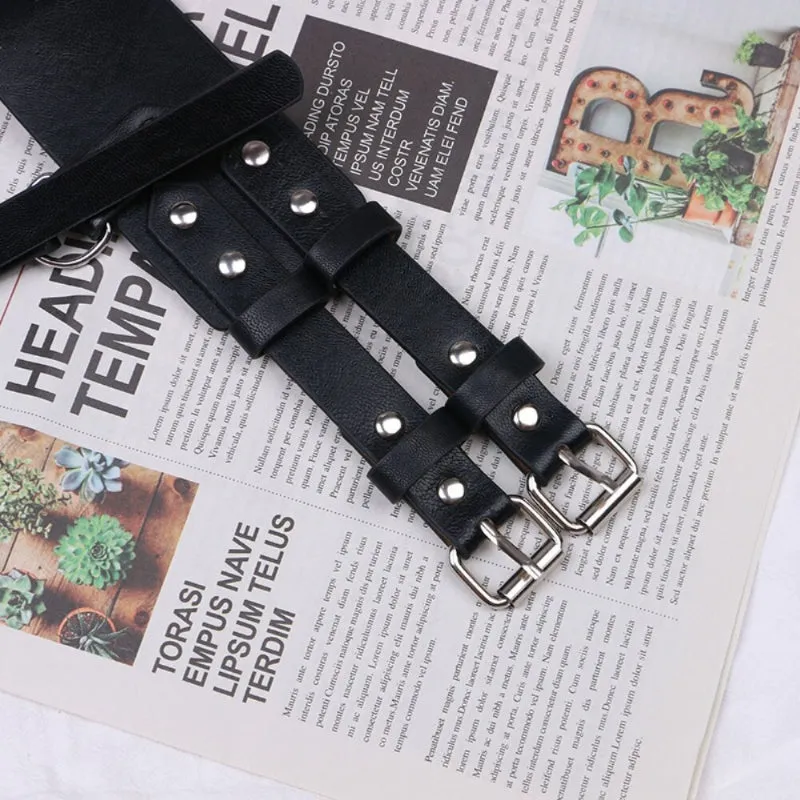 Retro Punk Style Adjustable Body Chest Harness Waist Belts