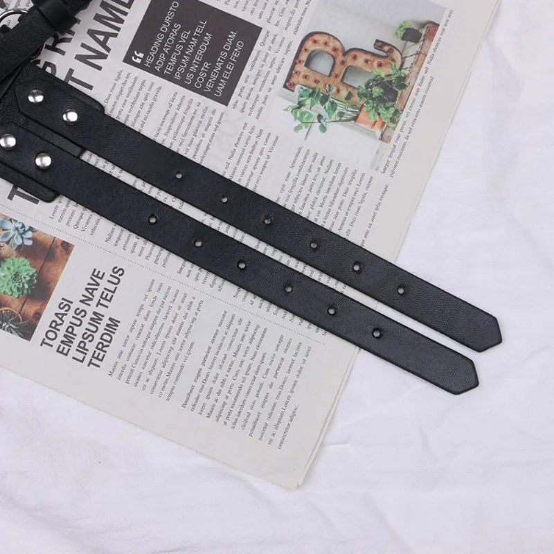 Retro Punk Style Adjustable Body Chest Harness Waist Belts