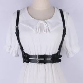 Retro Punk Style Adjustable Body Chest Harness Waist Belts