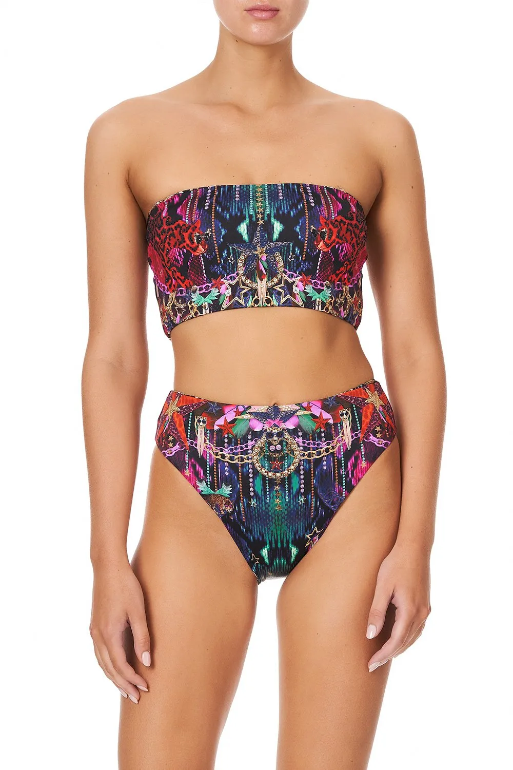REVERSIBLE WIDE BANDEEU ROCKET WOMAN