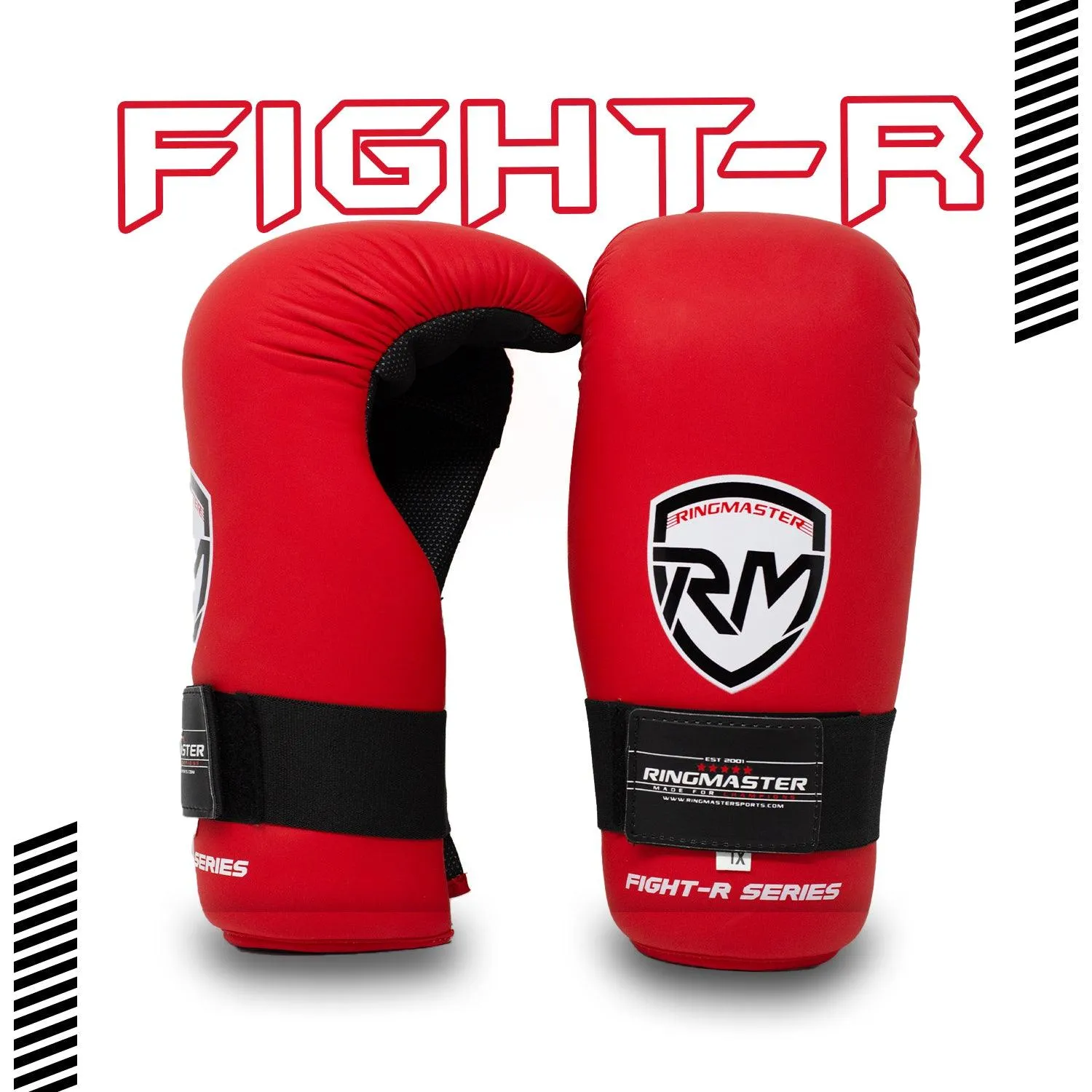 RingMaster Sports Semi Contact Point Gloves Taekwondo Kickboxing Red