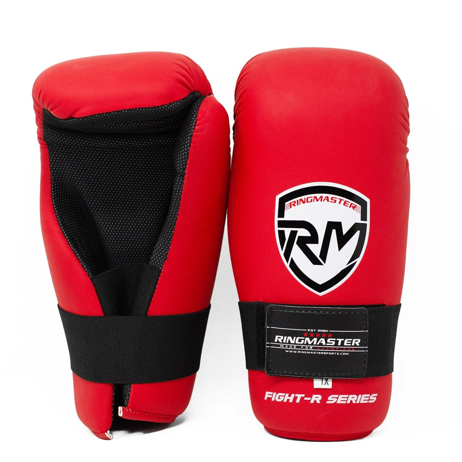 RingMaster Sports Semi Contact Point Gloves Taekwondo Kickboxing Red