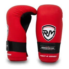 RingMaster Sports Semi Contact Point Gloves Taekwondo Kickboxing Red