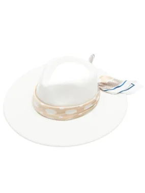 Rodeo Rancher Hat w/ Scarf Trim