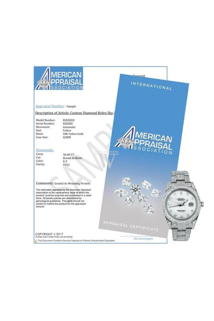 Rolex Custom Diamond Bezel Datejust 41mm White Dial Two Tone Oyster Men's Watch 126333