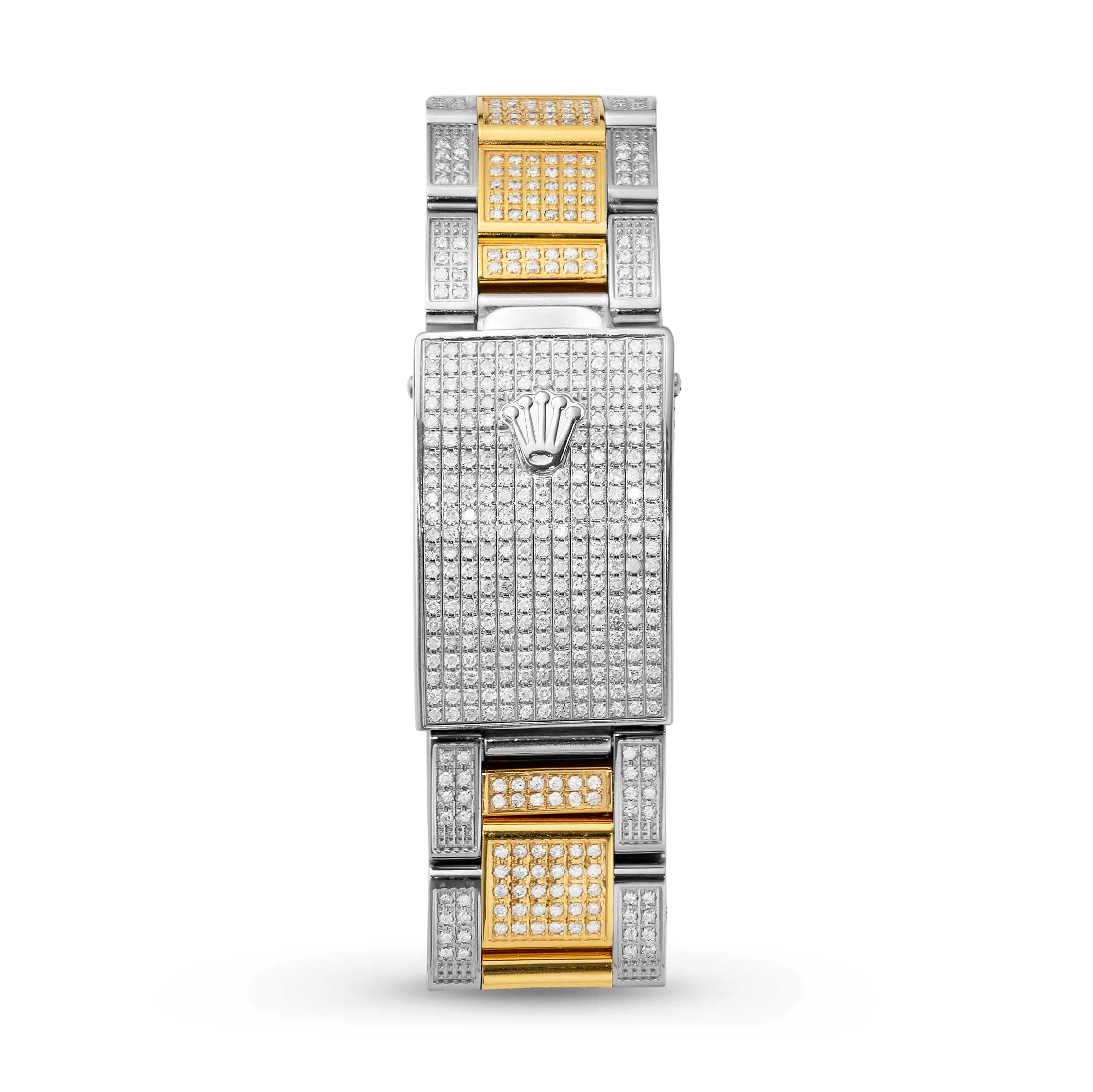 Rolex Datejust Diamond Bezel Watch 36mm Champagne Diamond Dial | 12.65ct