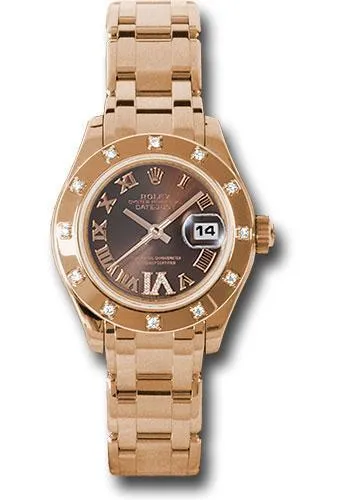 Rolex Datejust Pearlmaster Watch 80315 brrd