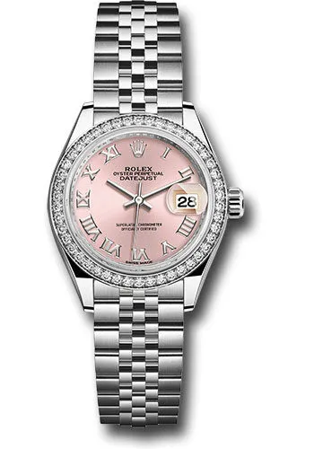 Rolex Lady Datejust Automatic Pink Dial Ladies Jubilee Watch 279384PRJ