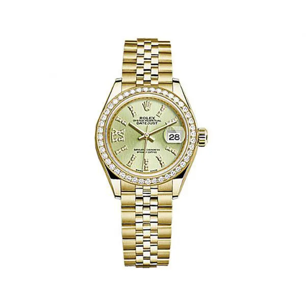 Rolex Lady-Datejust Linden Green Diamond Dial Jubilee Watch 279138LGNSRDJ