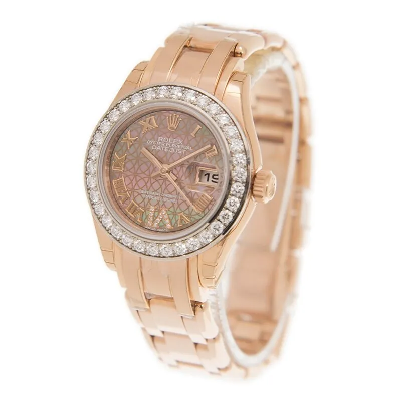 Rolex Pearlmaster Automatic Diamond Watch 80285MRDP 80285 MRDP