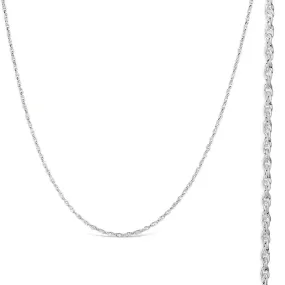 Rope Chain White Gold