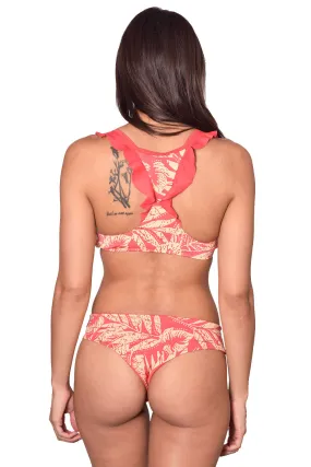 SEASON LEAVES Reversible Strapped Bikini Bottom
