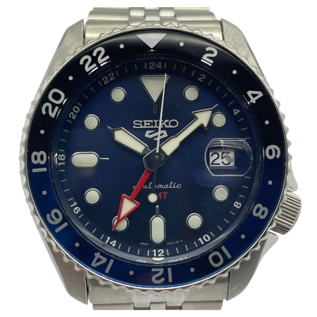 Seiko SSK003K1 42.5mm Automatic GMT Blue Dial Watch